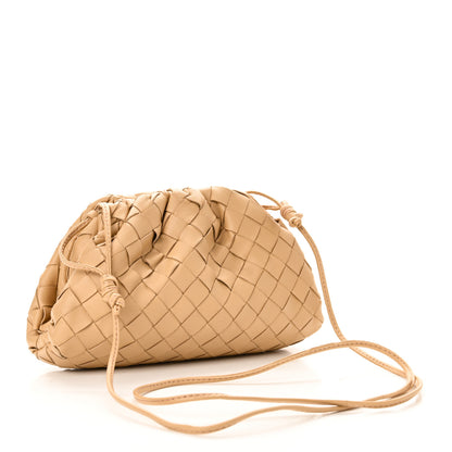 Bottega Veneta Nappa Intrecciato The Mini Pouch Almond 3 of 10