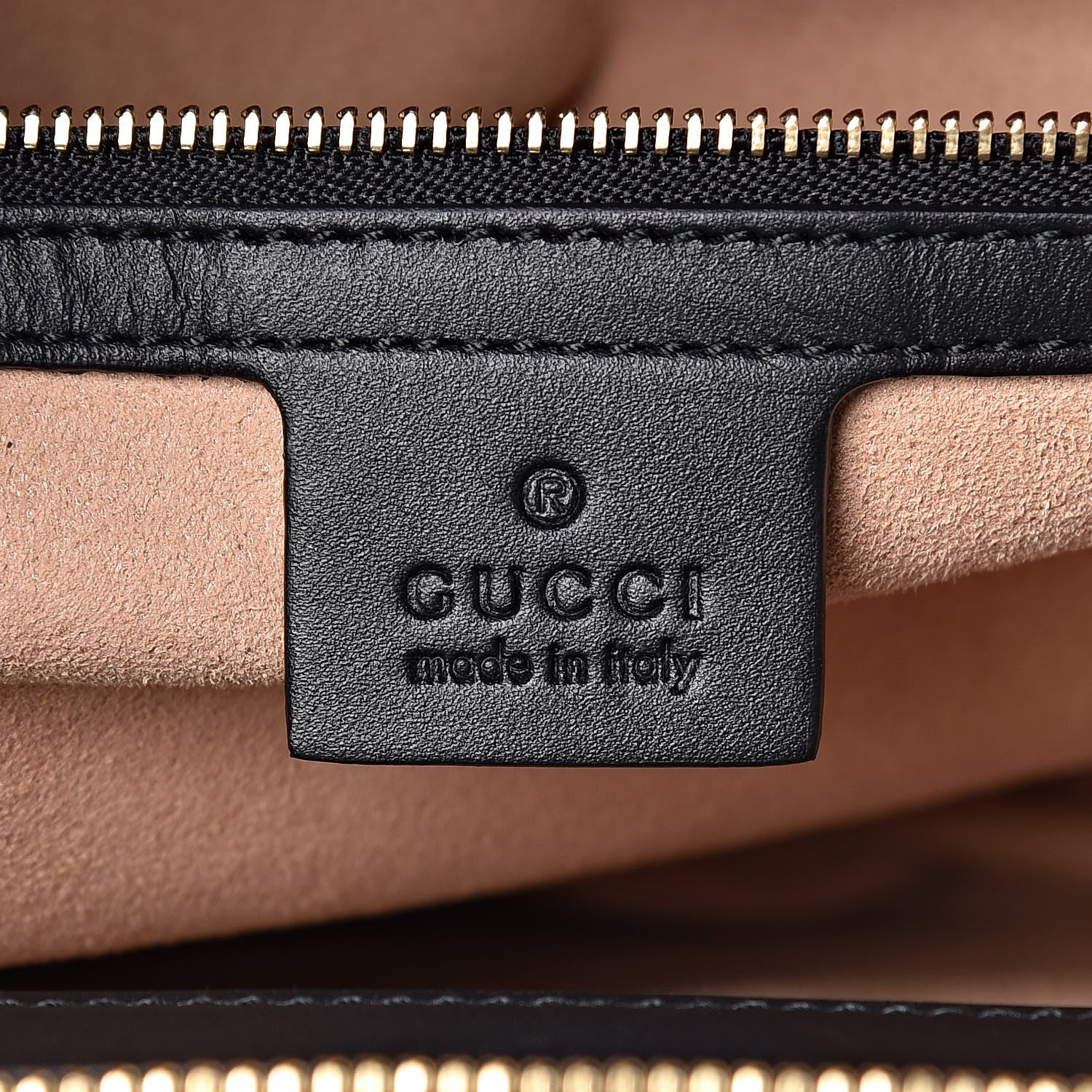 Gucci Suede Patent GG Web Medium Ophidia Top Handle Chain Nocciola Black 6 of 11