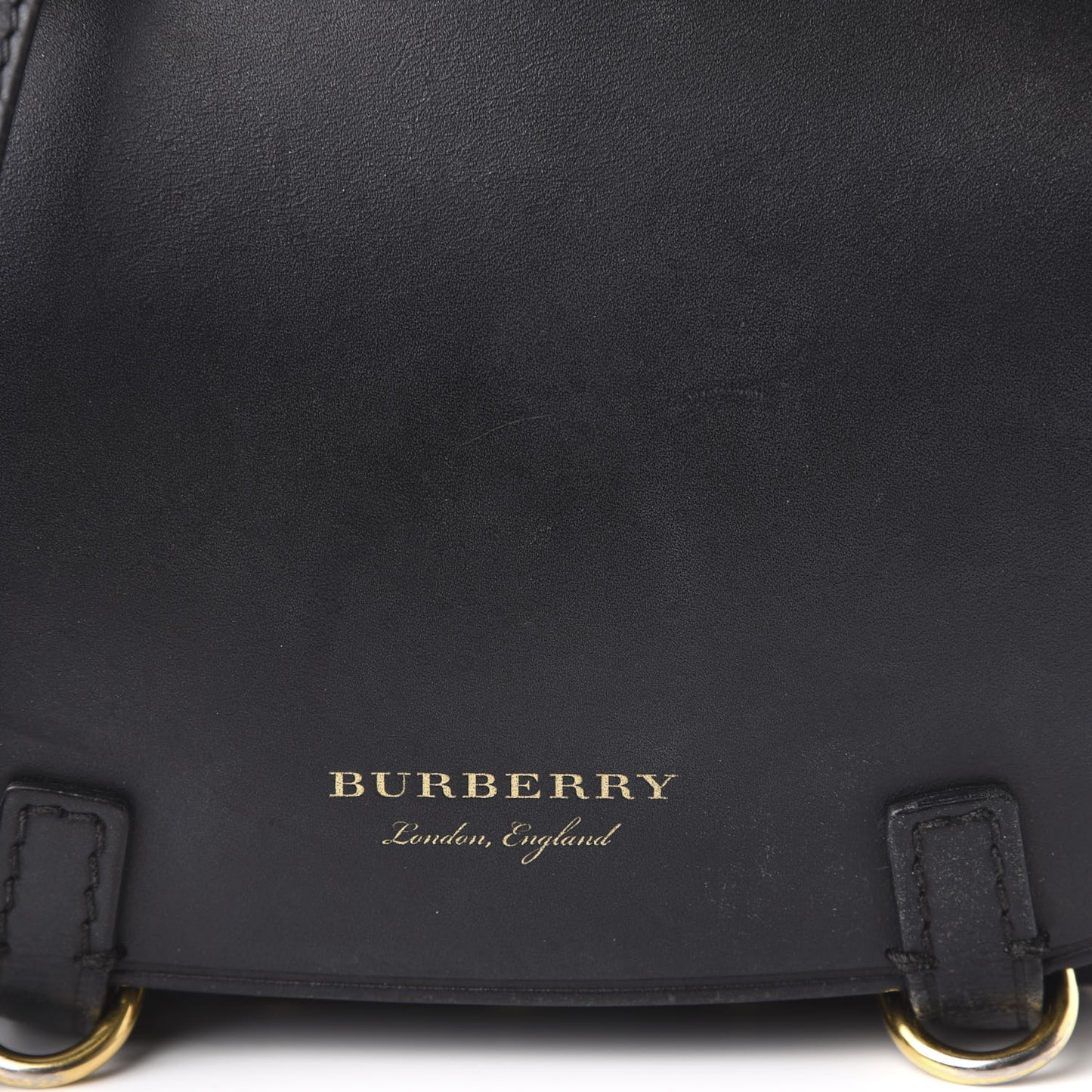 Soft Grain Calfskin Studded Baby Bridle Saddle Bag Black