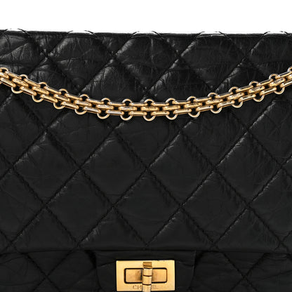 Chanel Aged Calfskin Quilted 2.55 Reissue 226 Flap Black 8 of 14