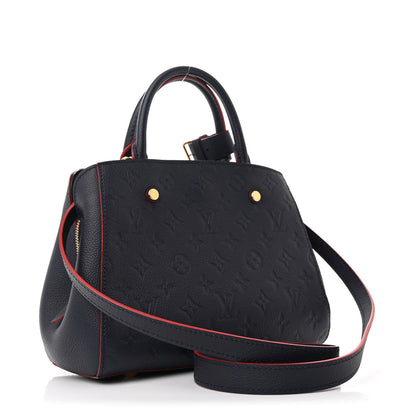 Louis Vuitton Empreinte Montaigne BB Marine Rouge 3 of 12