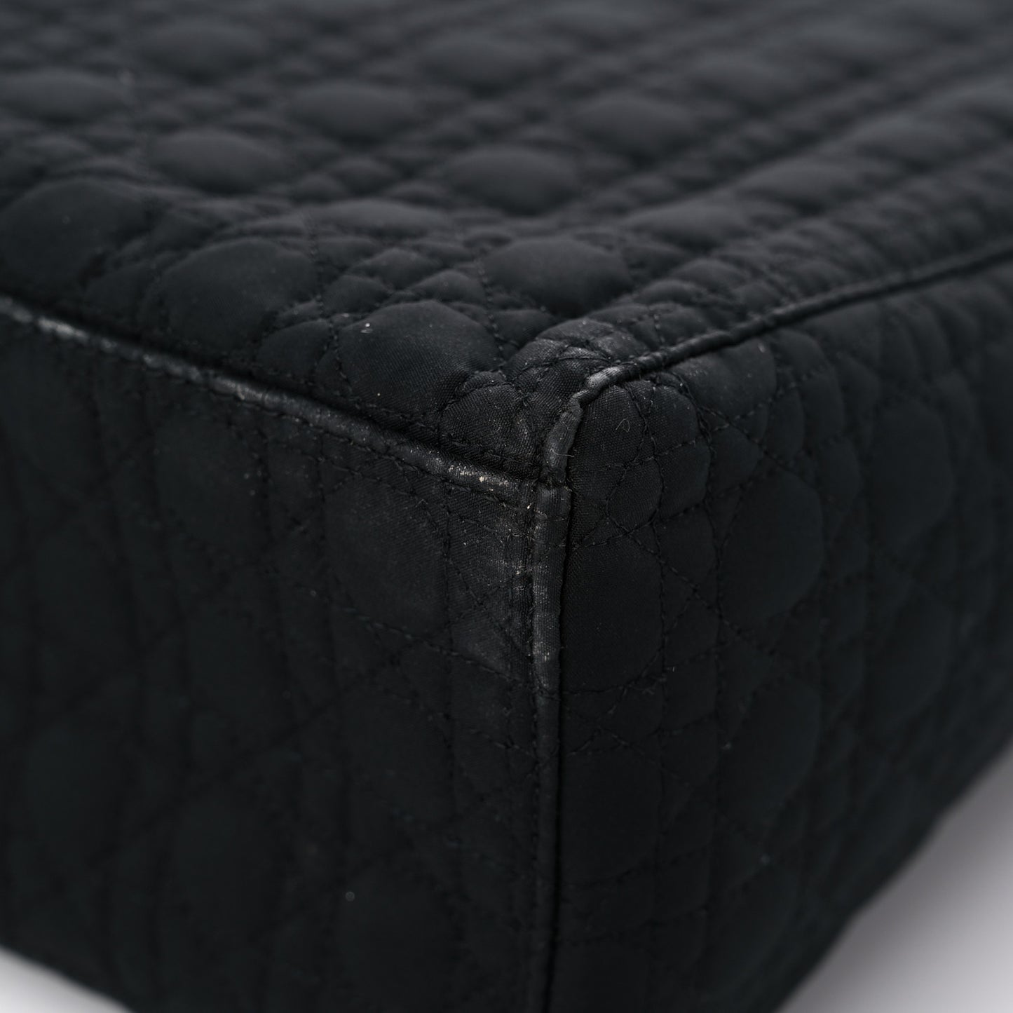 Nylon Cannage Large Lady Dior Black