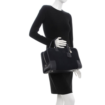 Loewe Denim-Effect Suede Calfskin Amazona Midnight Blue 2 of 6