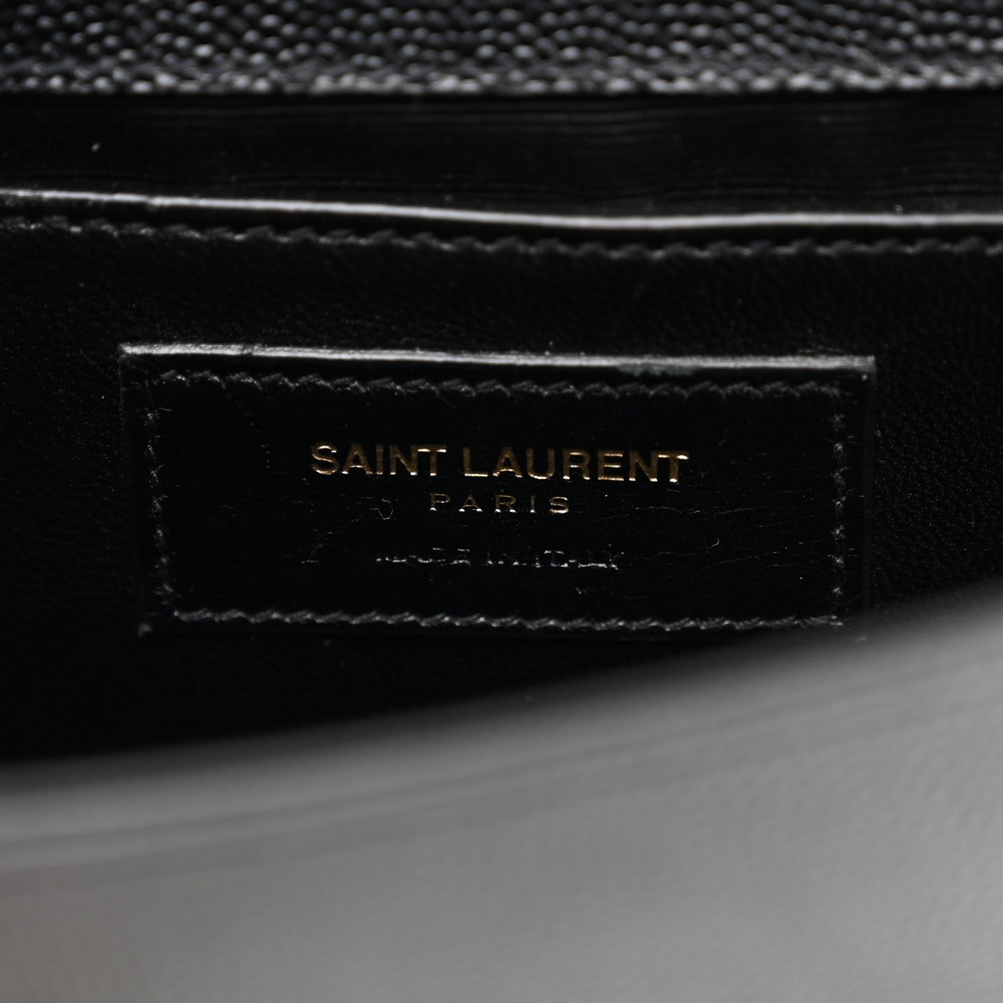Grain De Poudre Small Classic Monogram Kate Satchel Black