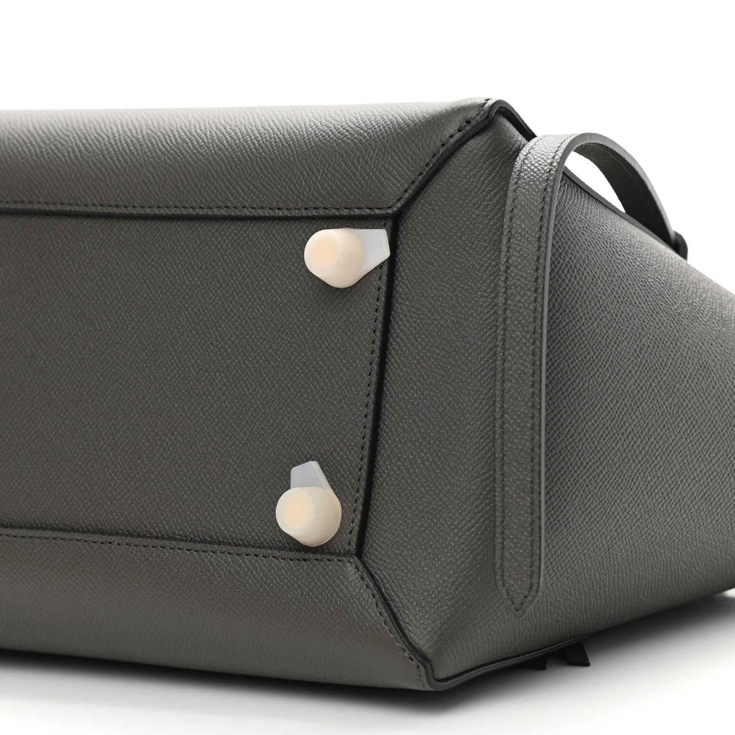 Celine Grained Calfskin Mini Belt Bag Grey 11 of 11