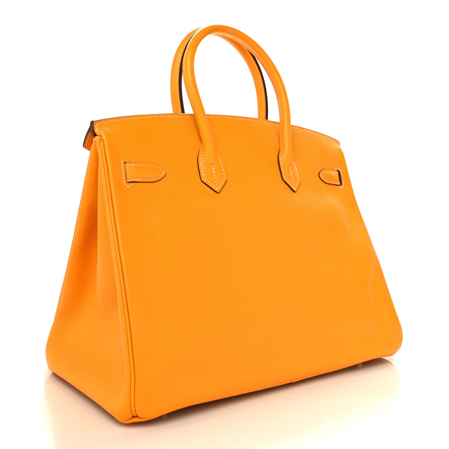 Hermes Epsom Candy Birkin 35 Jaune D'Or Feu 3 of 12