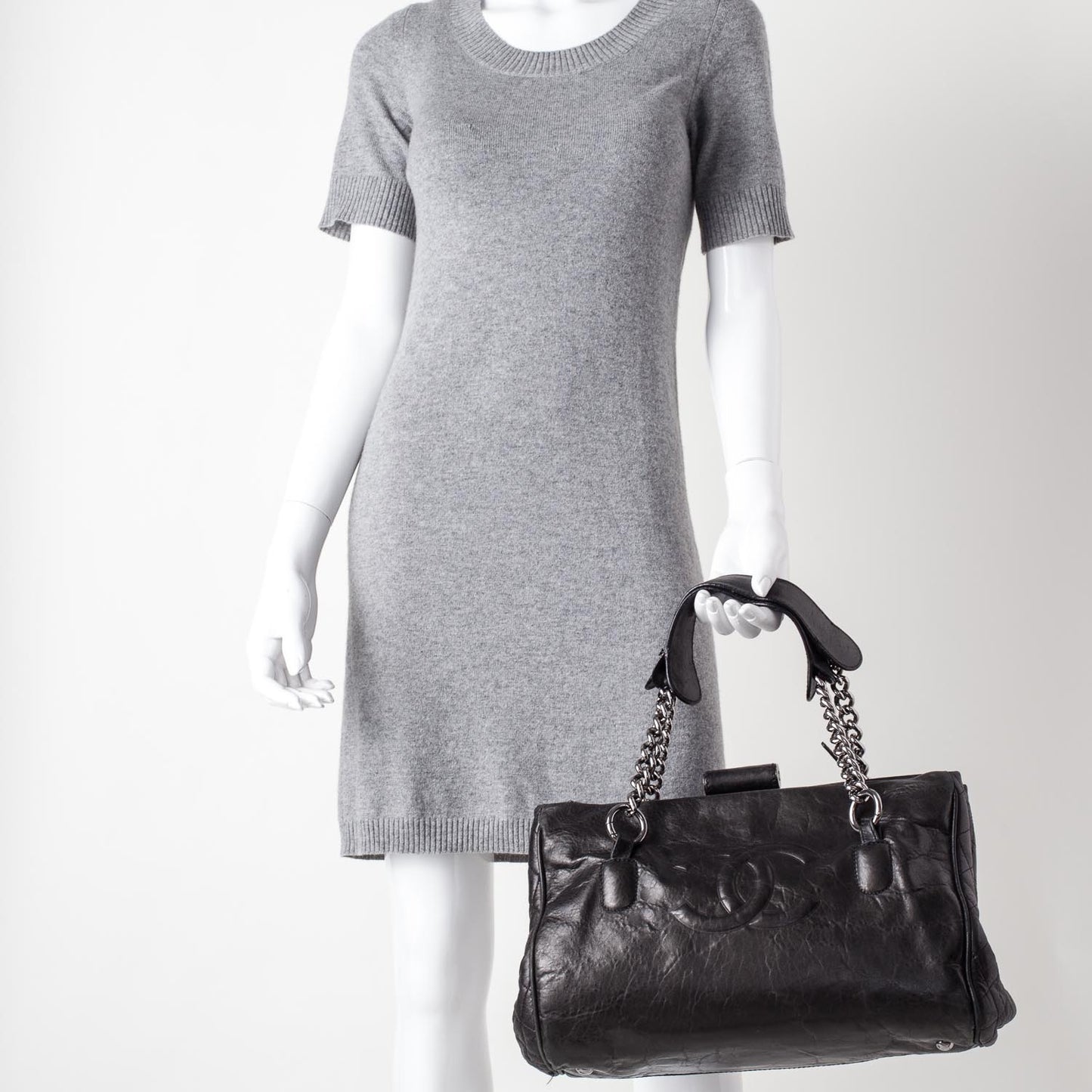 Calfskin Large Perfect Day Tote Black