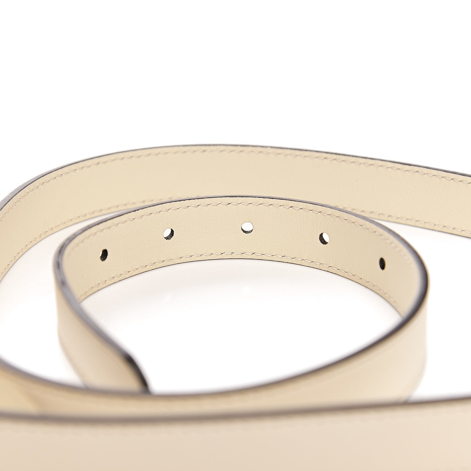Gucci Calfskin Double G 20mm Belt 90 36 Mystic White 4 of 5