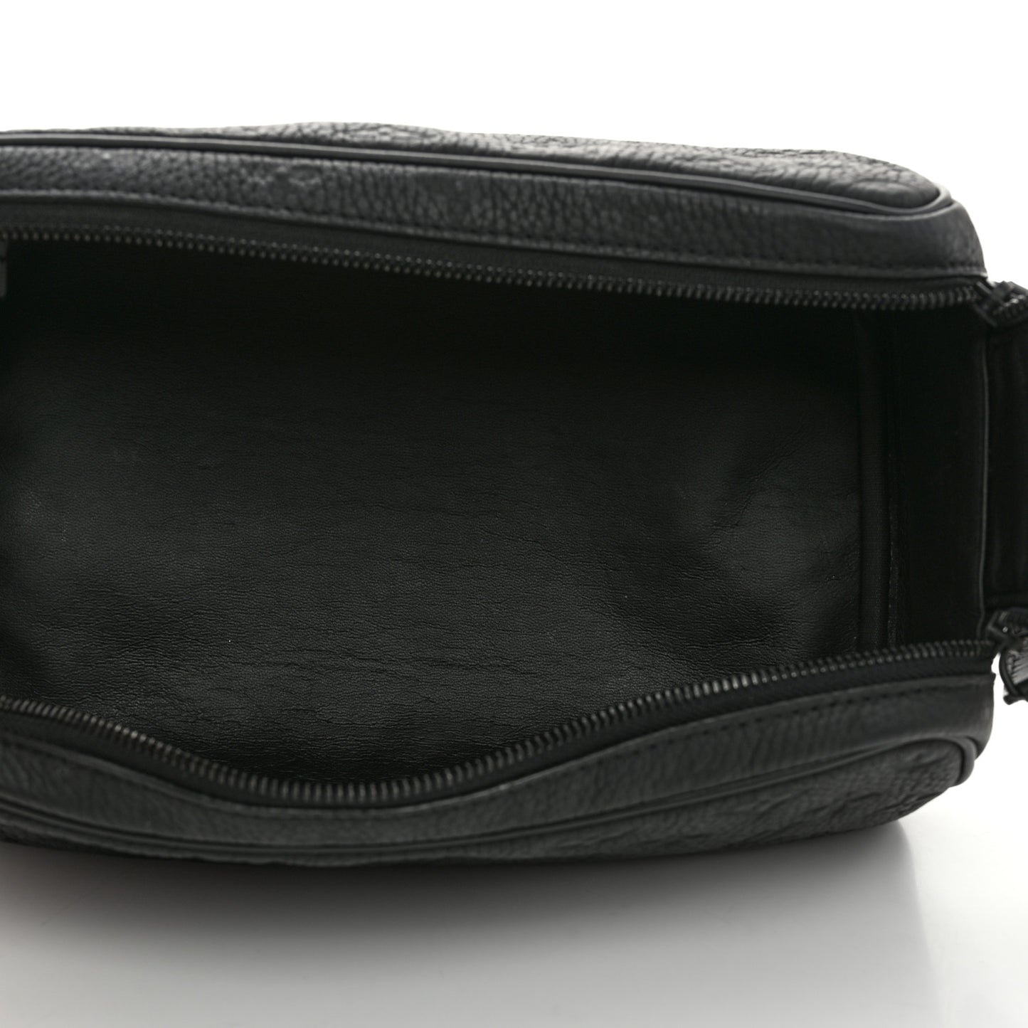 Taurillon Monogram Dopp Kit Toilet Pouch Black