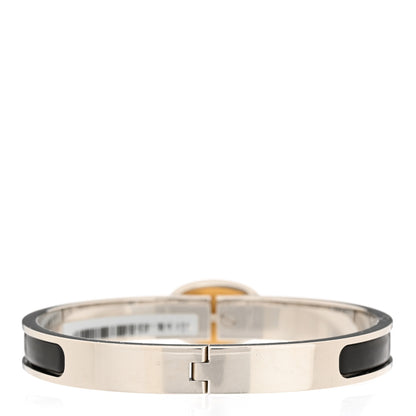 Hermes Enamel Mini Clic Chaine d'Ancre Bracelet GM Black 2 of 5