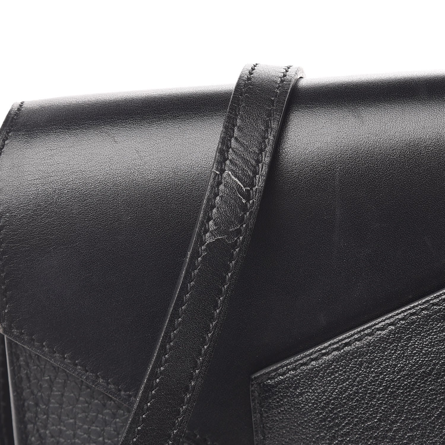 Hermes Box Taurillon Clemence Faco Clutch Black 15 of 15