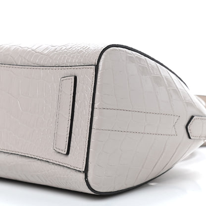 Givenchy Calfskin Crocodile Embossed Mini Antigona Dune 9 of 9