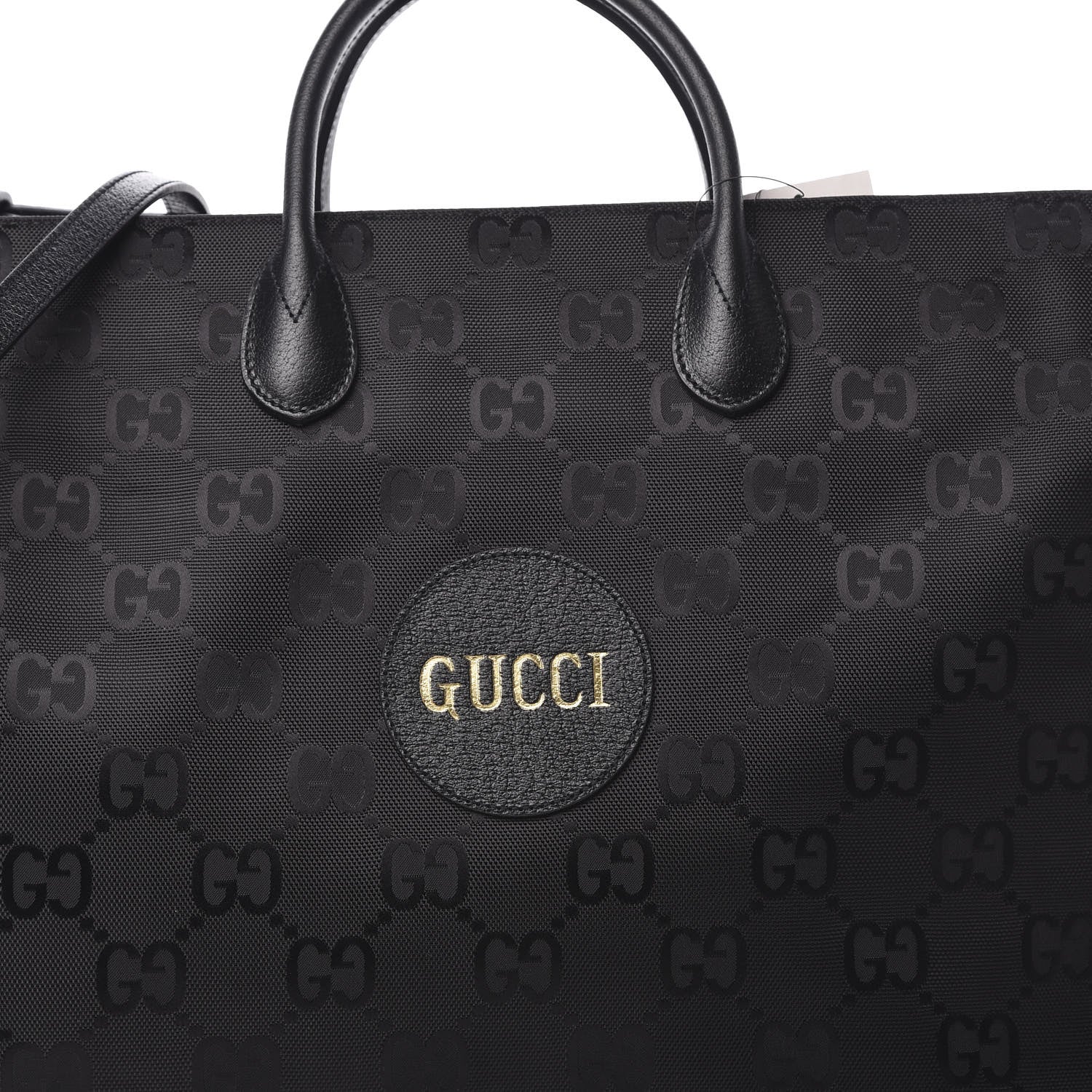 Gucci Econyl Nylon Monogram Large Off The Grid Tote Bag Black 8 of 10