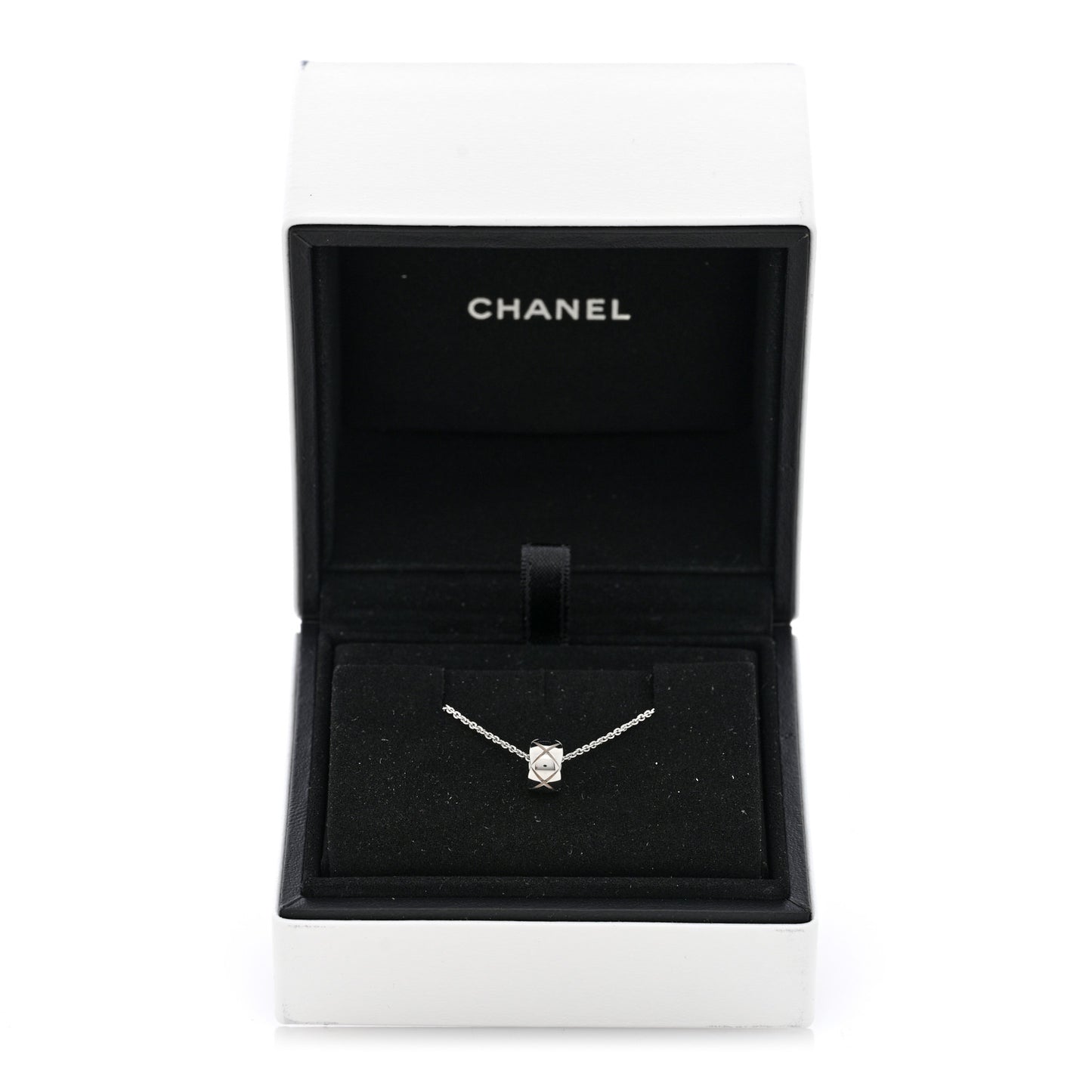 18K White Gold Coco Crush Pendant Necklace