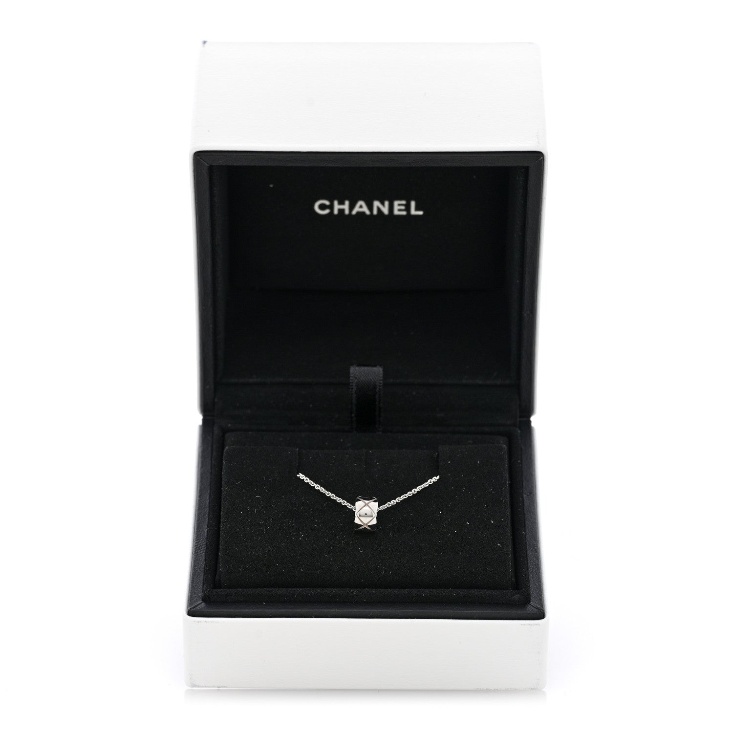 Chanel 18K White Gold Coco Crush Pendant Necklace 5 of 5