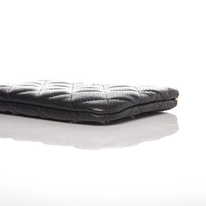 Chanel Caviar Quilted Small Cosmetic Case Black 9 of 10