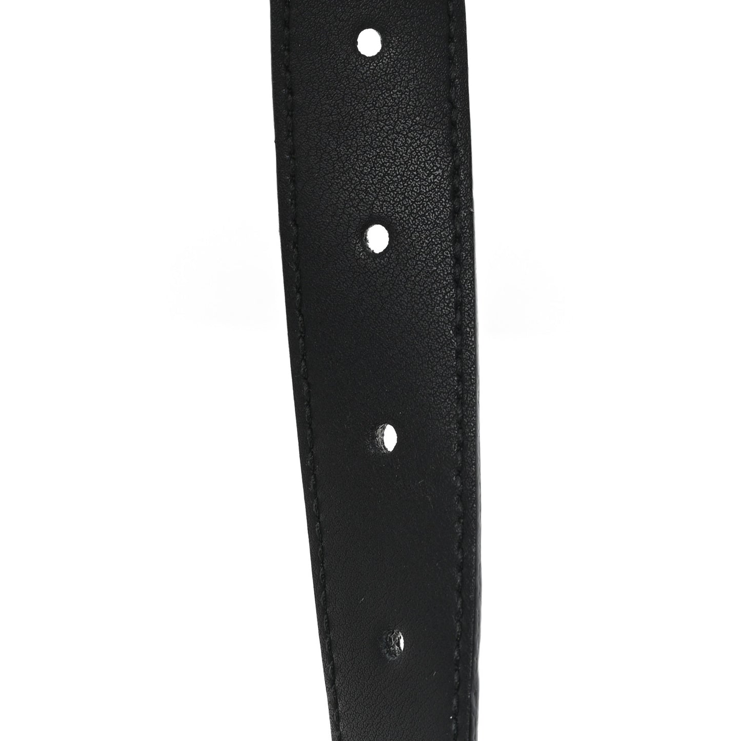 Moon Calfskin Interlocking G 25mm Belt 85 34 Black