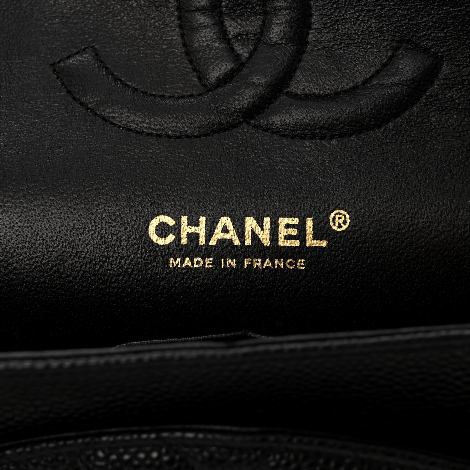 Chanel Caviar Quilted Medium Double Flap Black 6 of 11