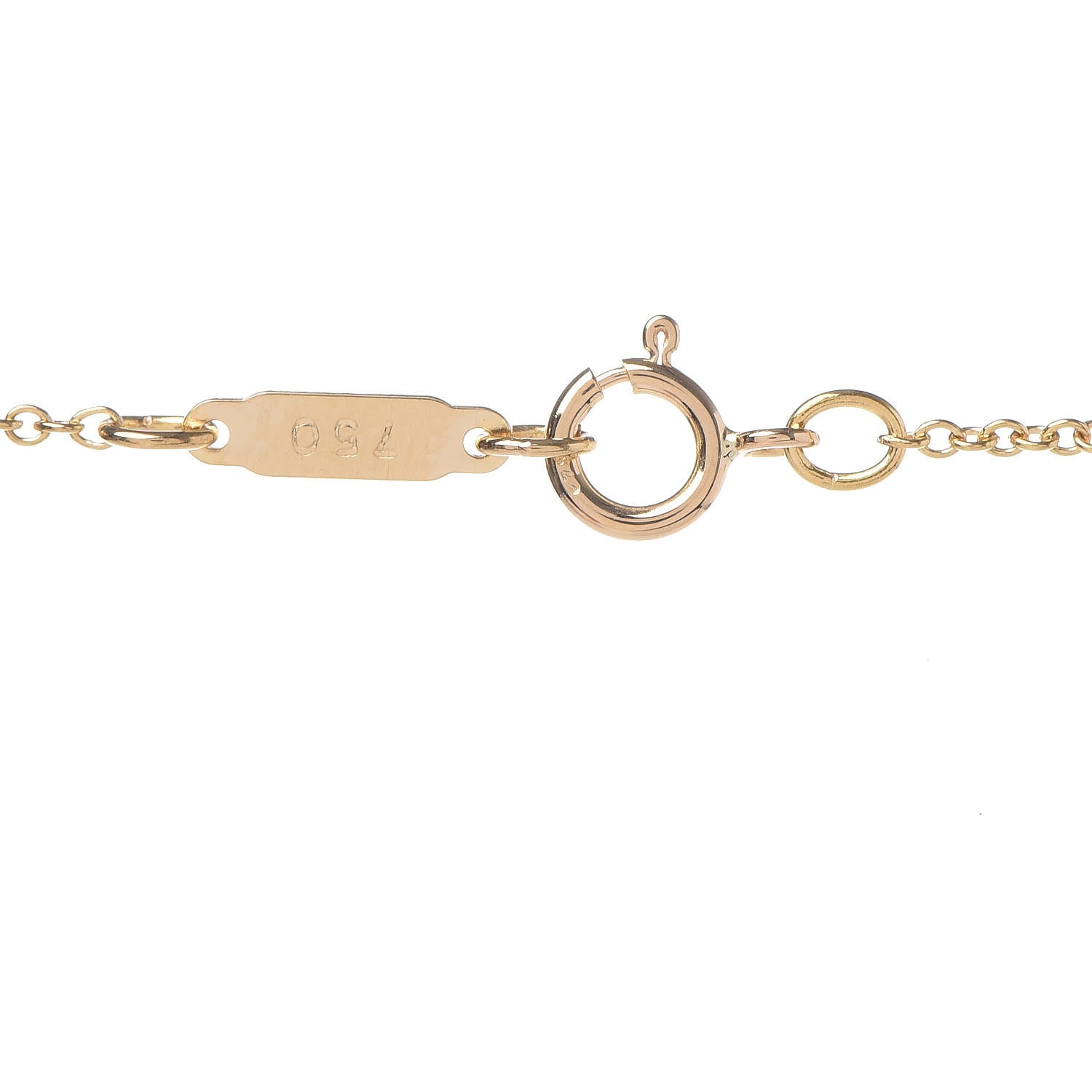 Tiffany 18K Yellow Gold Large Signature X Pendant Necklace 6 of 6