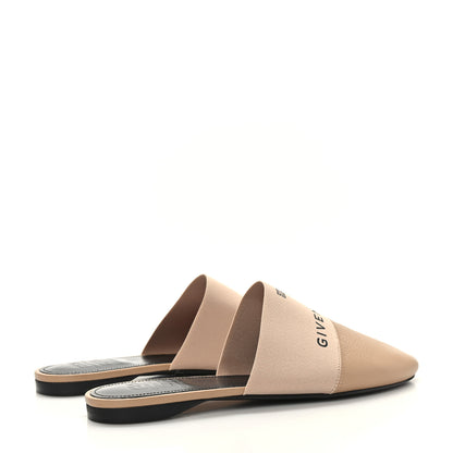 Givenchy Lambskin Bedford Logo Mule Slides 40 Beige 4 of 7