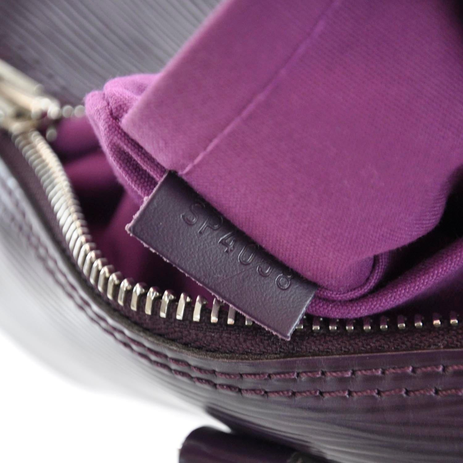 Louis Vuitton Epi Speedy 30 Cassis Purple 11 of 11