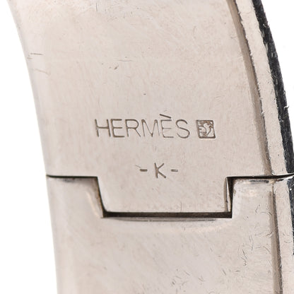 Hermes Enamel Wide Clic Clac H Bracelet PM Black 4 of 6