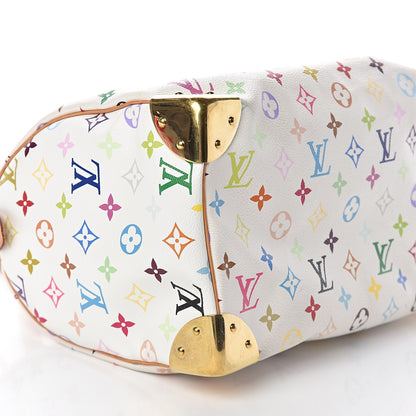 Louis Vuitton Monogram Multicolor Speedy 30 White 7 of 8