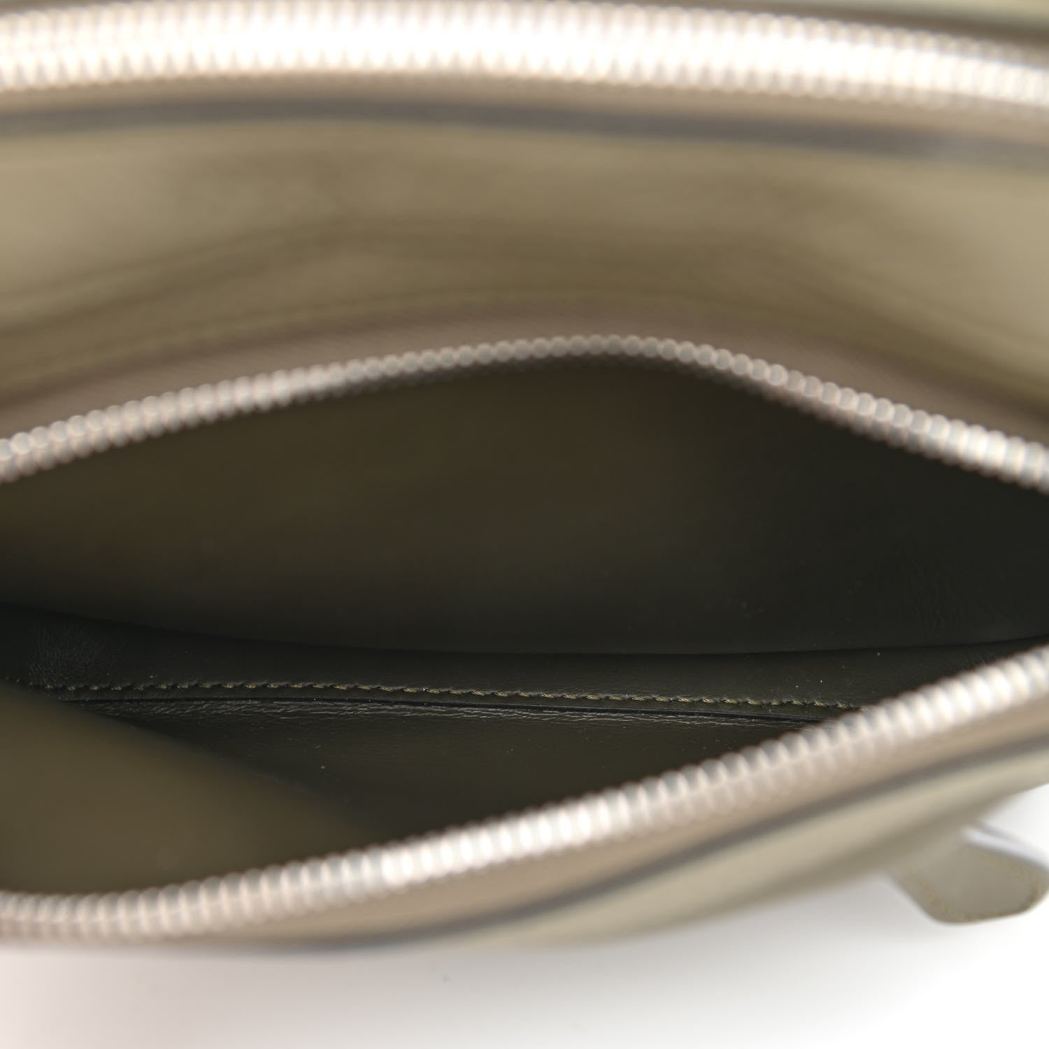 Burberry Grained Calfskin Olympia Crossbody Bag Dark Khaki Green 6 of 11