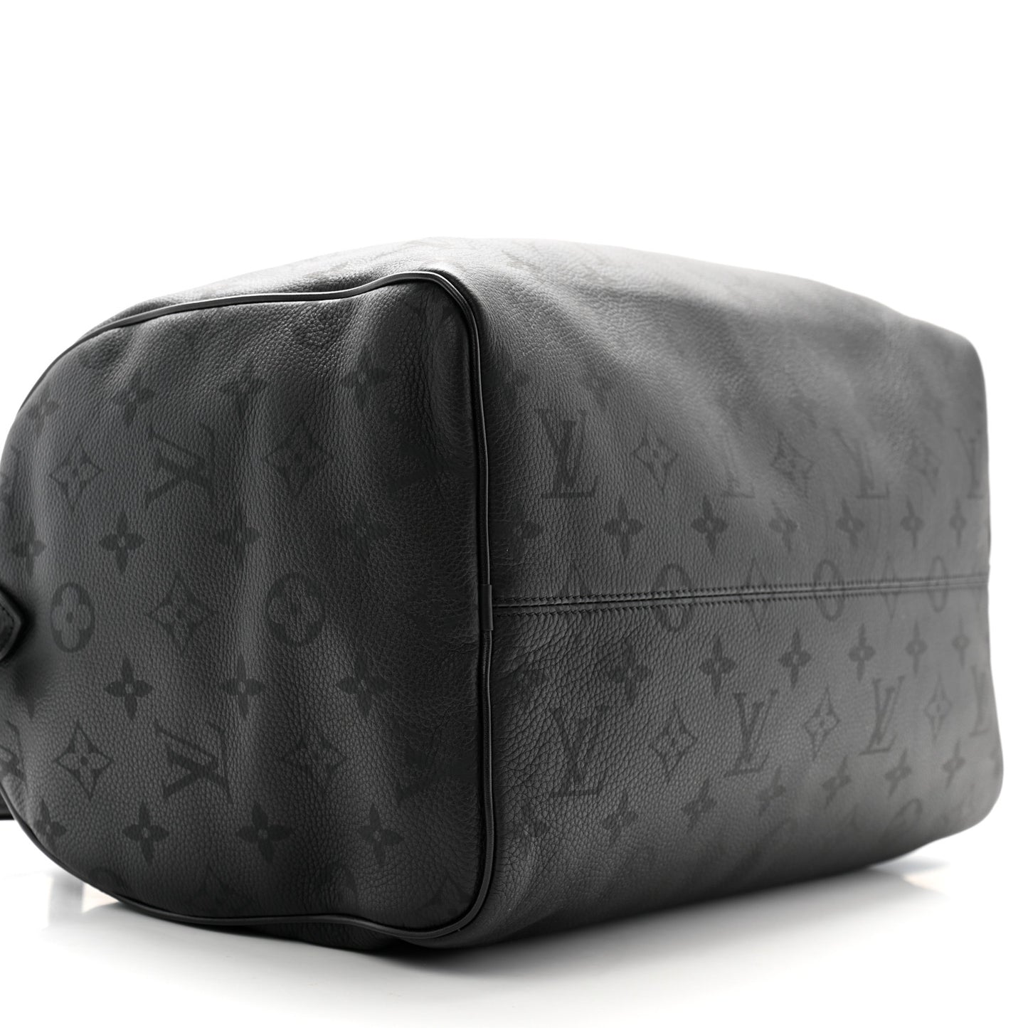 Calfskin Monogram Speedy P9 Bandouliere 40 Ultra Black