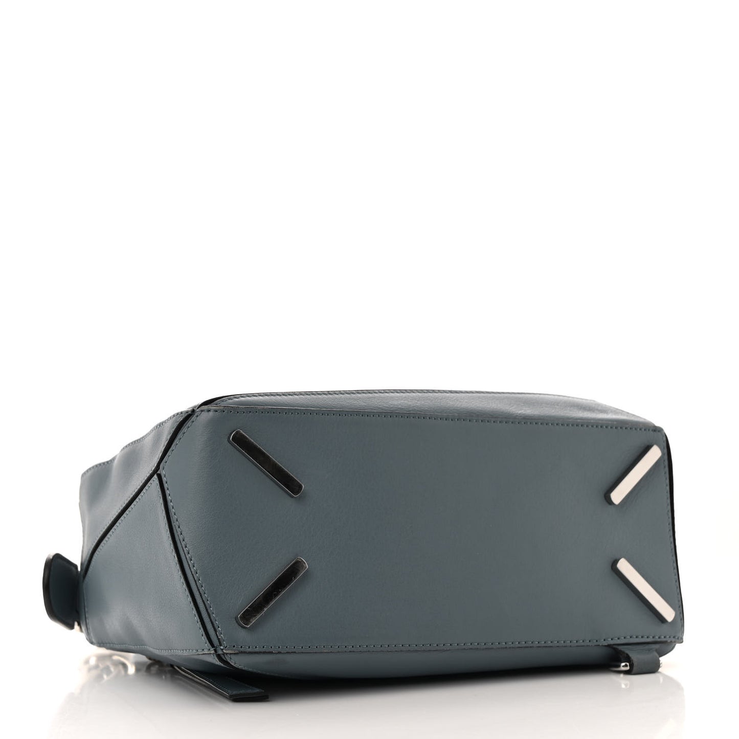 Calfskin Small Puzzle Bag Stone Blue