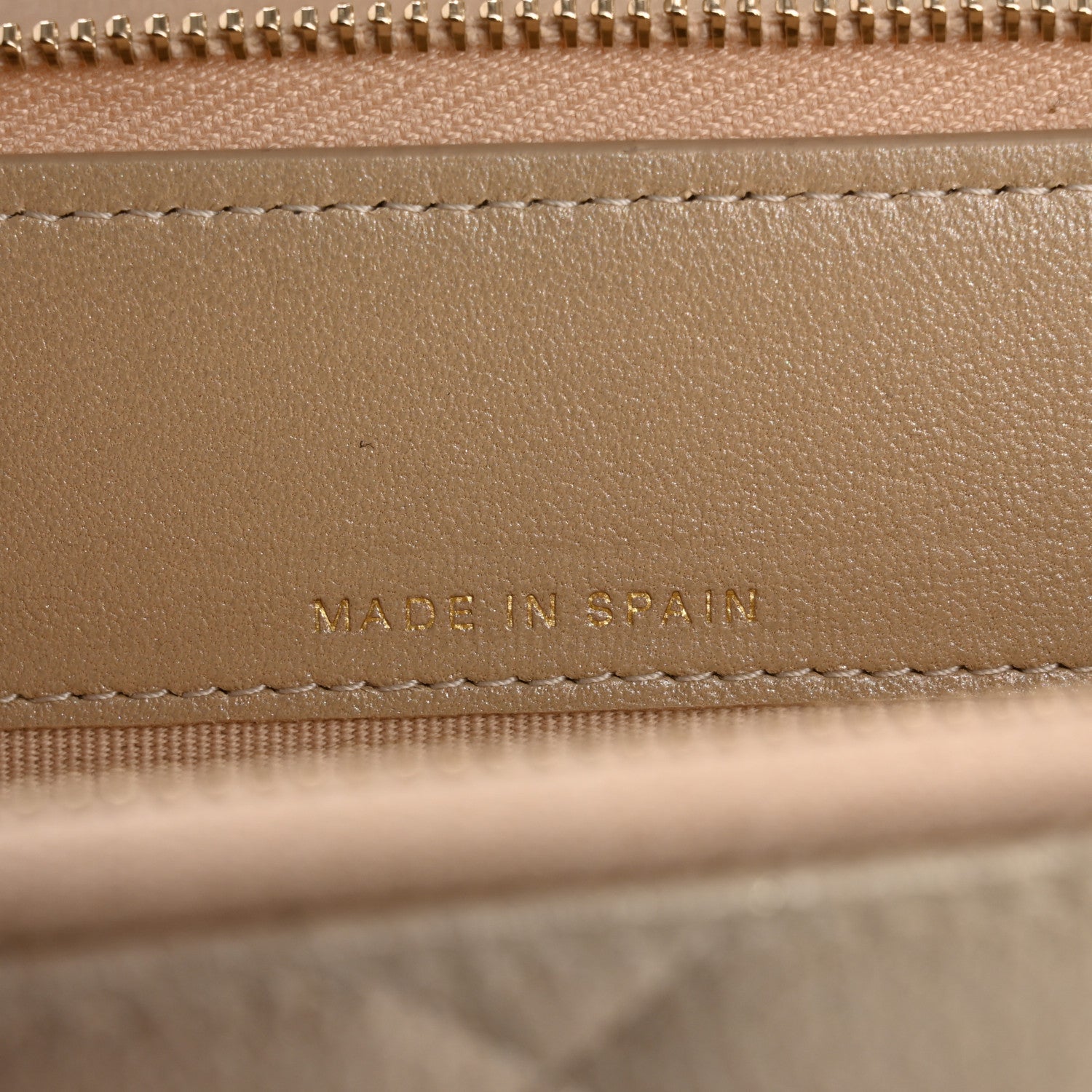 Chanel Metallic Goatskin Quilted Phone Holder Wallet on Removable Chain  Gold 8 of 19