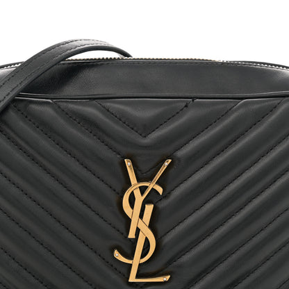 Saint Laurent Calfskin Matelasse Monogram Lou Camera Bag Black 8 of 18