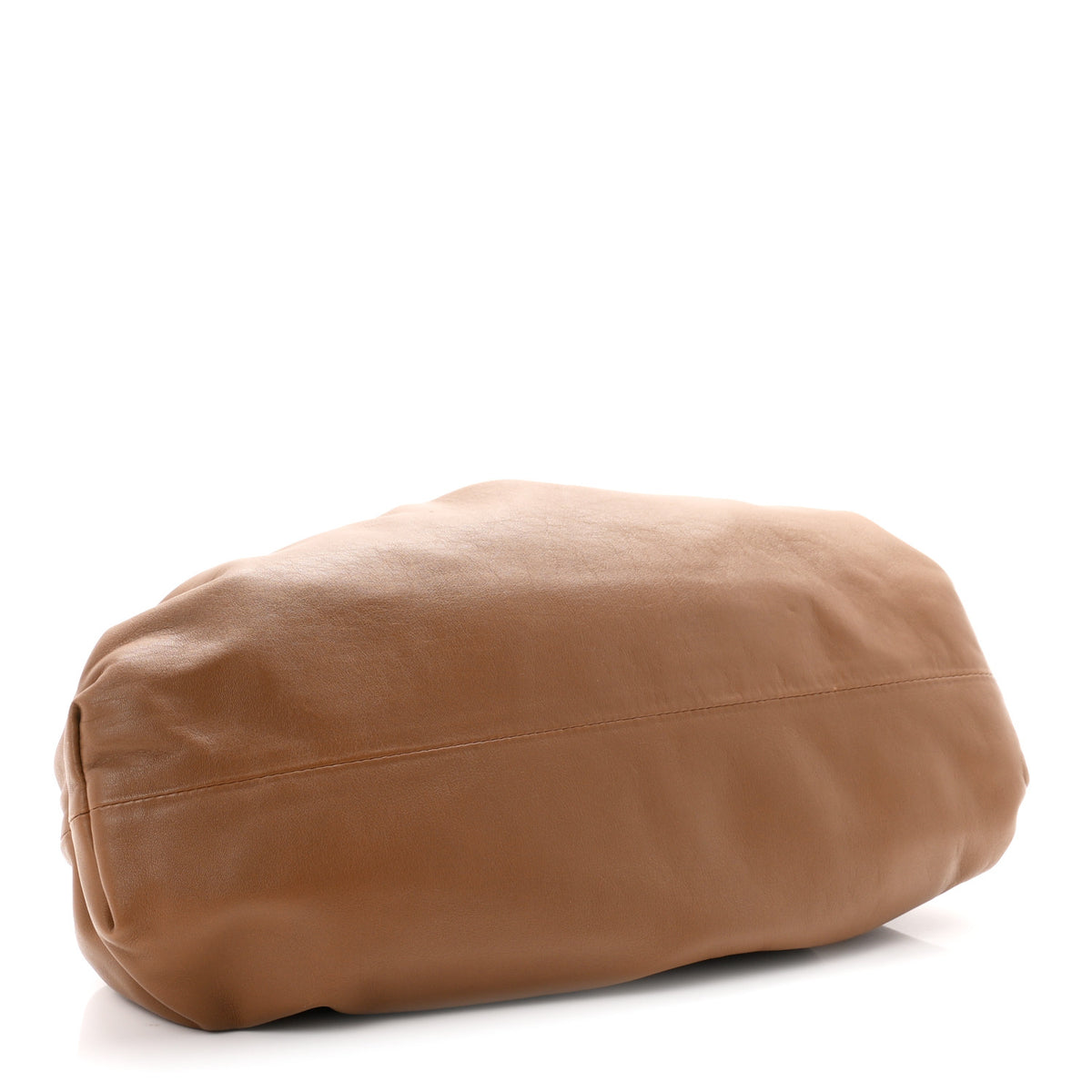 Smooth Butter Calf The Pouch Oversized Clutch Teak