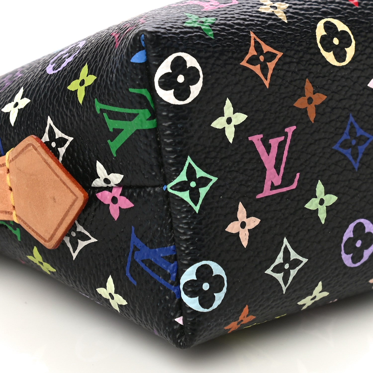 Louis Vuitton Monogram Multicolor Cosmetic Pouch Black Grenade 8 of 9