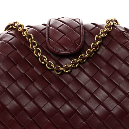 Bottega Veneta Nappa Intrecciato Teen The Lauren 1980 Clutch With Chain Barolo 8 of 10