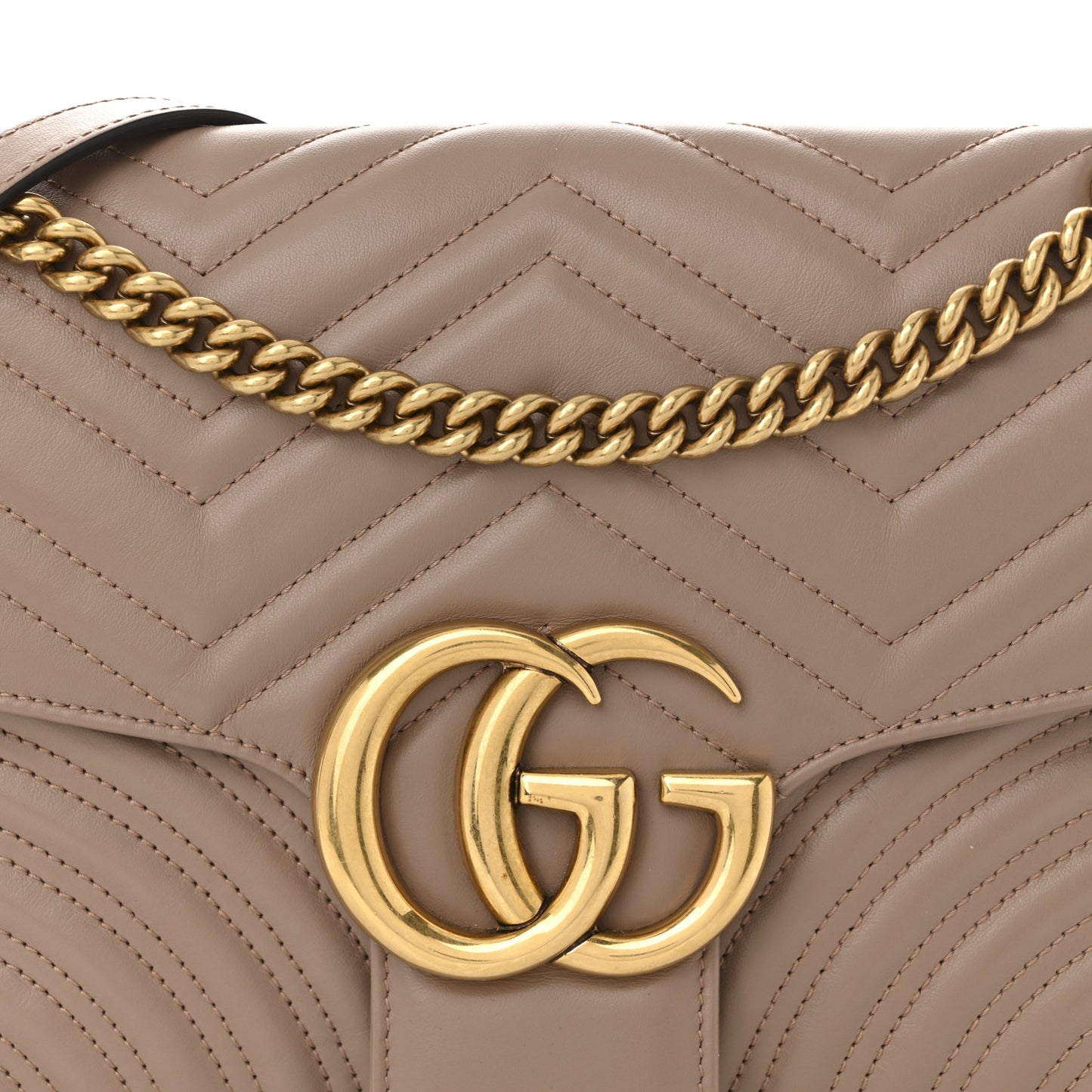 Calfskin Matelasse Medium GG Marmont Shoulder Bag Porcelain Rose
