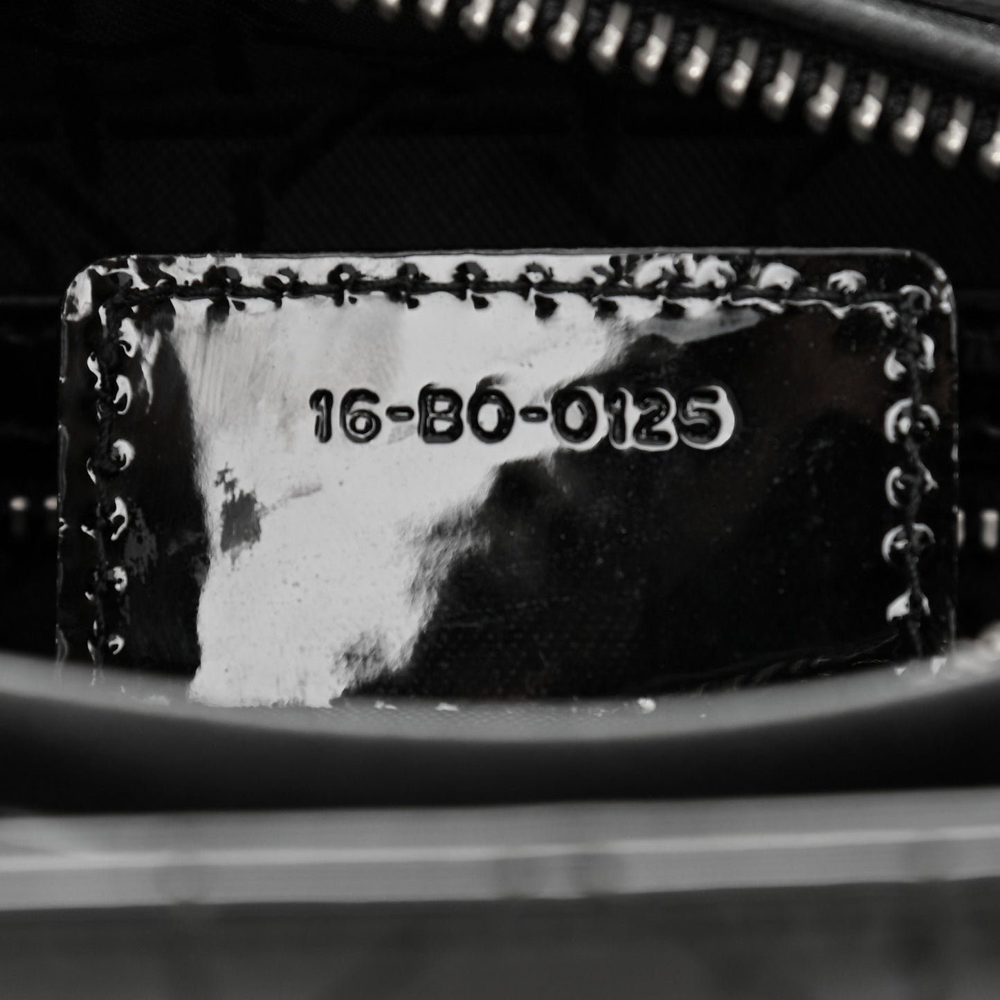 Patent Cannage Medium Lady Dior Black