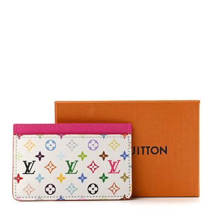 Louis Vuitton LV X TM Monogram Multicolor Card Holder Kawaii Pink 7 of 7