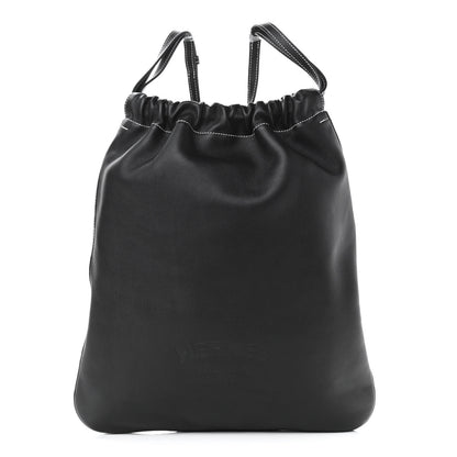 Hermes Cheri Calfskin Bridado Backpack Black 2 of 11