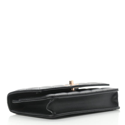 Chanel Lambskin Quilted Trendy CC Wallet On Chain WOC Black 4 of 12