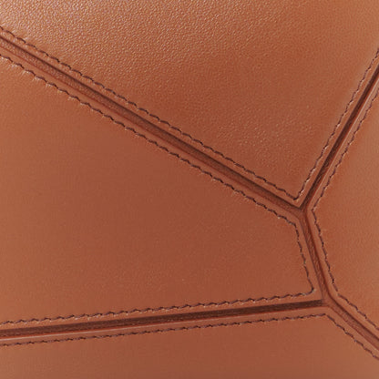 Loewe Nappa Lambskin Small Featherlight Puzzle Bag Pecan 9 of 11
