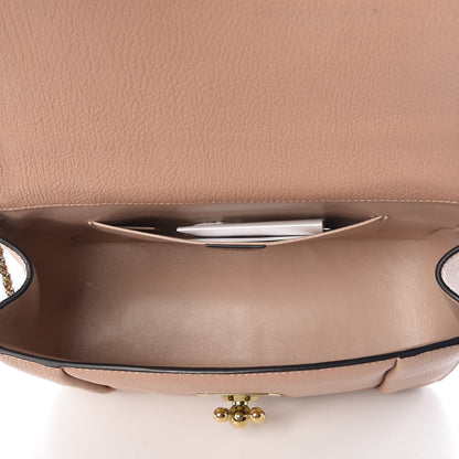Chloe Goatskin Medium Elsie Shoulder Bag Biscotti Beige 7 of 8