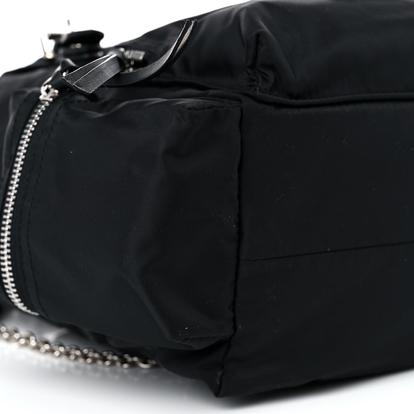 Nylon Medium Rucksack Backpack Black