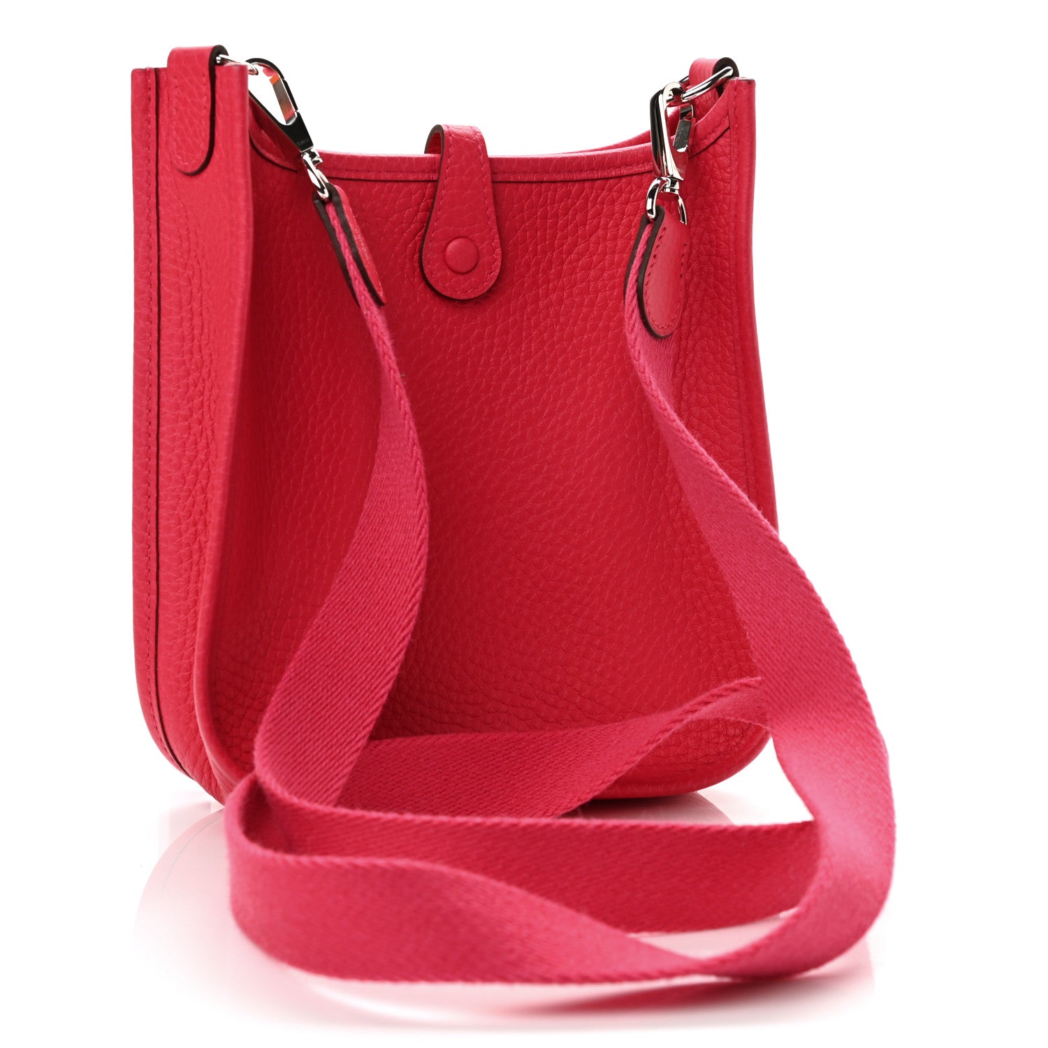Hermes Taurillon Clemence Evelyne TPM Rose Extreme 2 of 10
