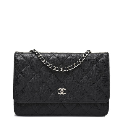 Chanel Caviar Quilted Wallet On Chain WOC Black 1 of 16