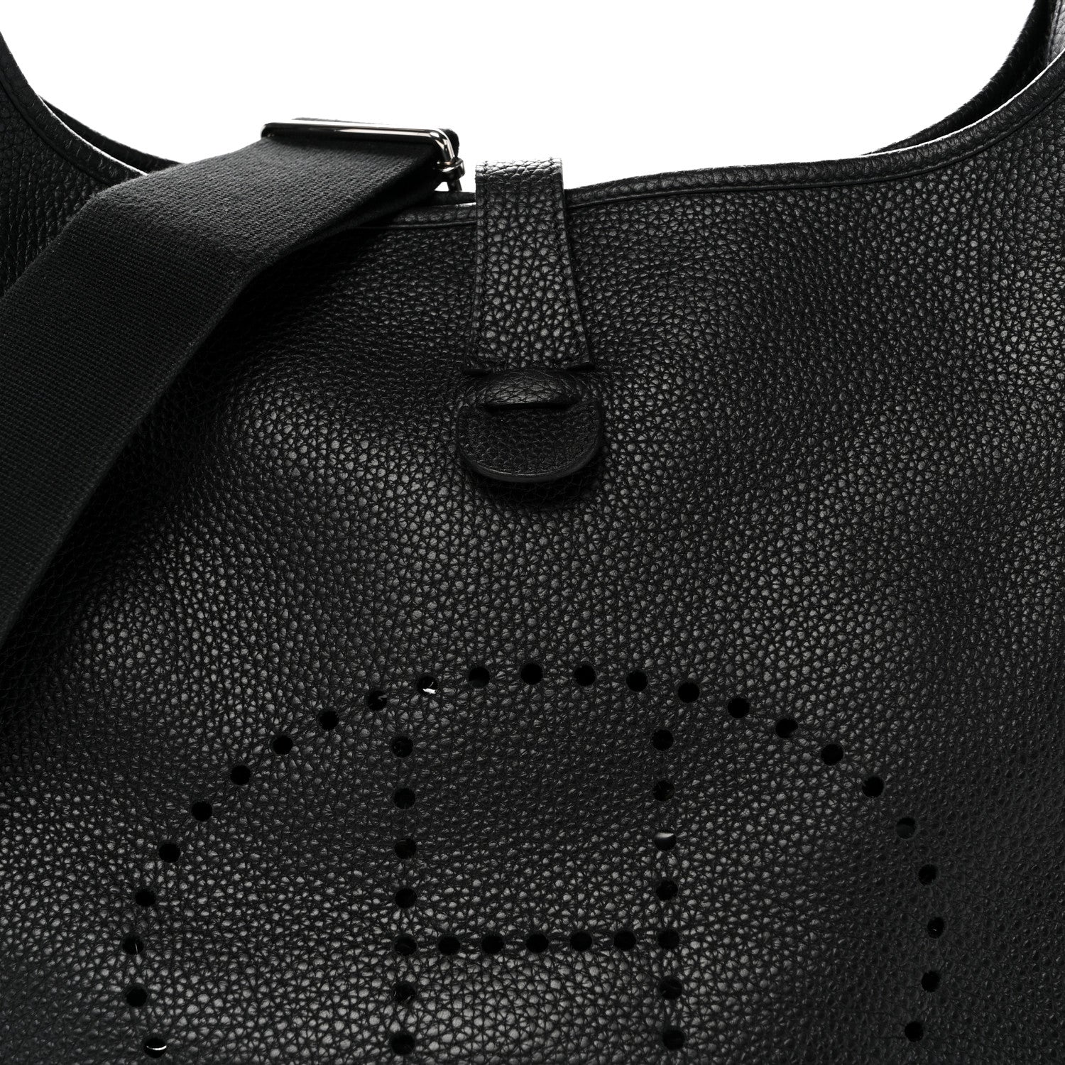 Hermes Taurillon Clemence Evelyne III GM Black 8 of 13