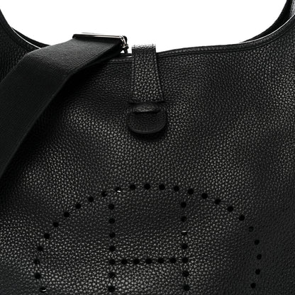 Hermes Taurillon Clemence Evelyne III GM Black 8 of 13