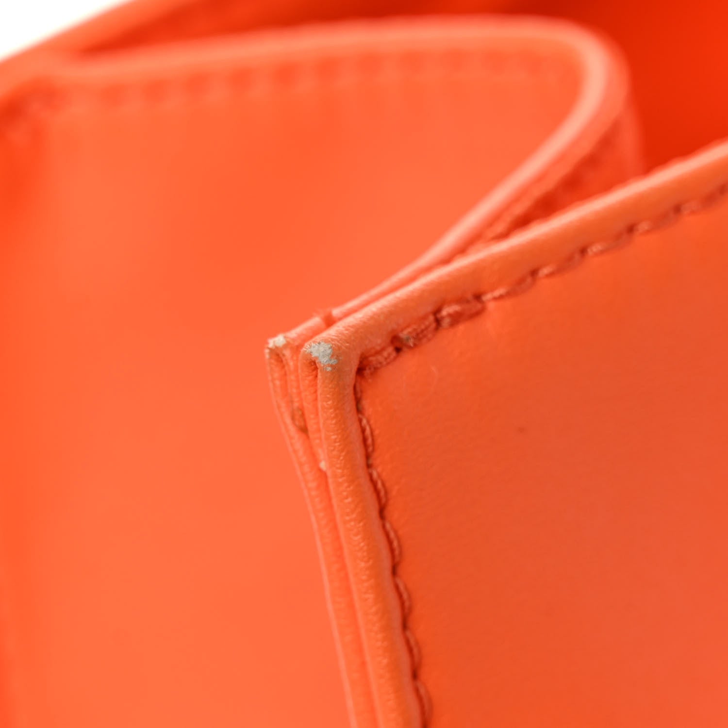 Telfar Vegan Leather Medium Shopping Bag Orange 10 of 10