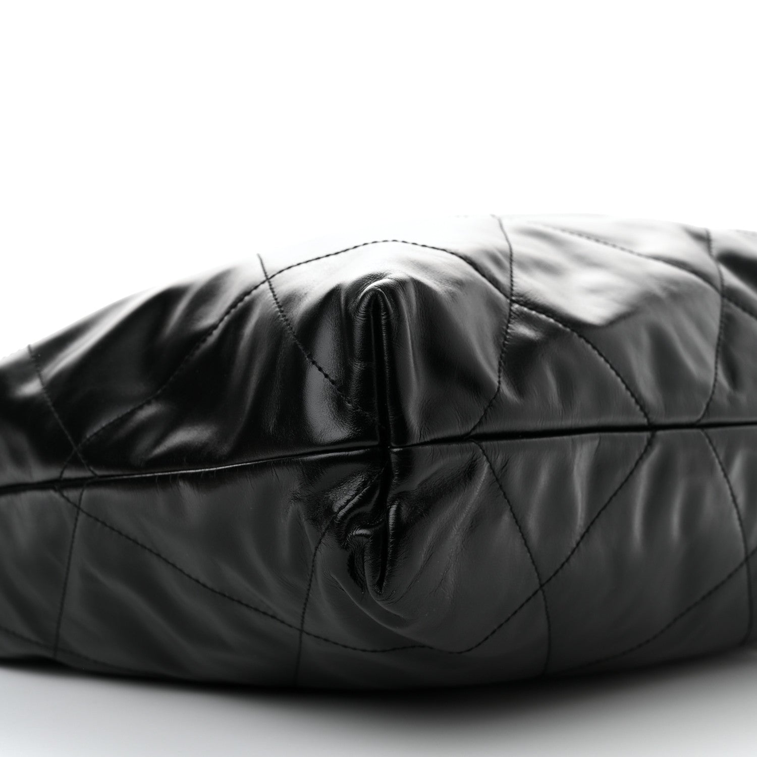 Chanel Shiny Calfskin Quilted Chanel 22 Black 10 of 11