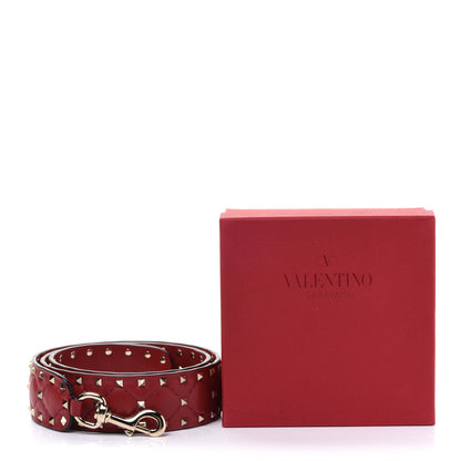 Valentino Garavani Nappa Rockstud Spike Shoulder Strap Rosso Valentino 7 of 7